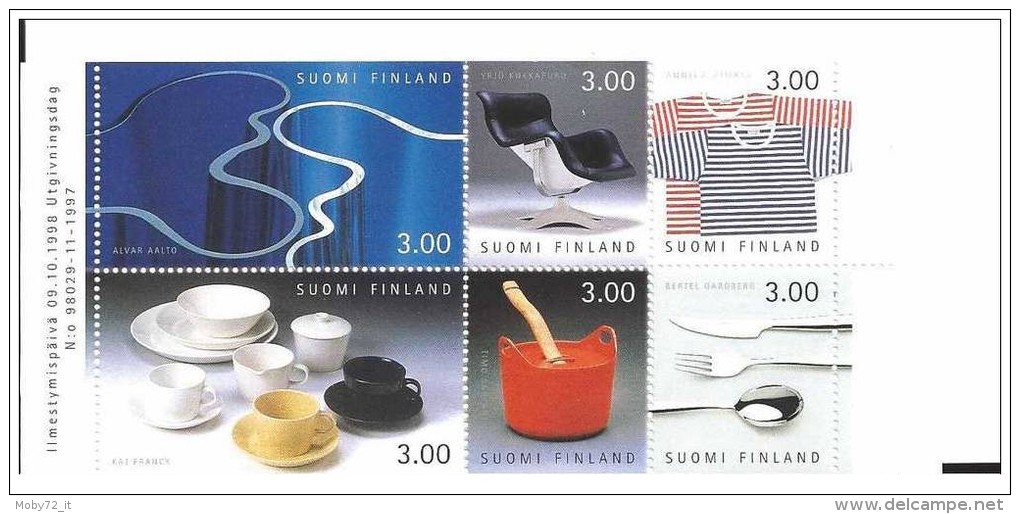 Finlandia - 1998 - Nuovo/new - Design Moderno - Libretto/Booklet - Mi MH 52 - Booklets