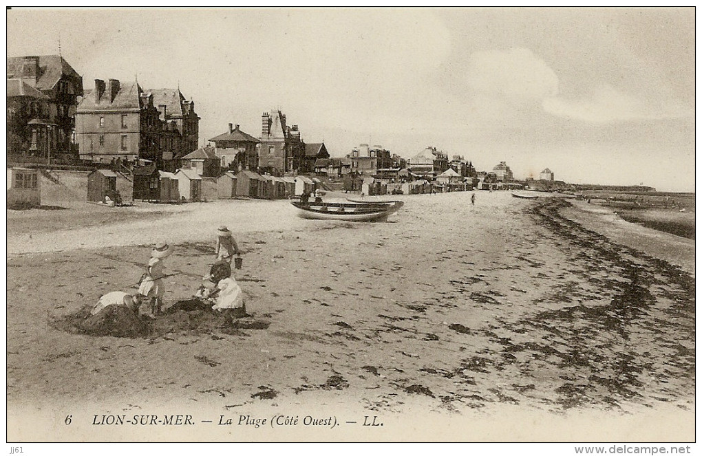 LION SUR MER LA PLAGE COTE OUEST CARTE NEUVE - Autres & Non Classés