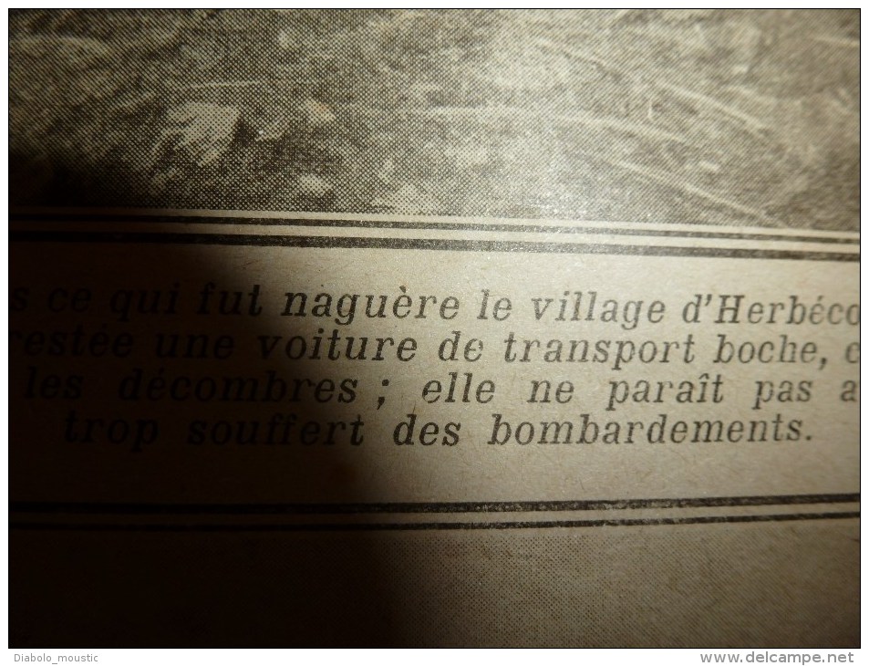 1917 LPDF: Téléphonie de guerre;EPREUVE-AVIATEUR;Skotchivir;Ablaincourt;Her bécourt;Soyécourt;Foucaucourt;Deniécourt.etc