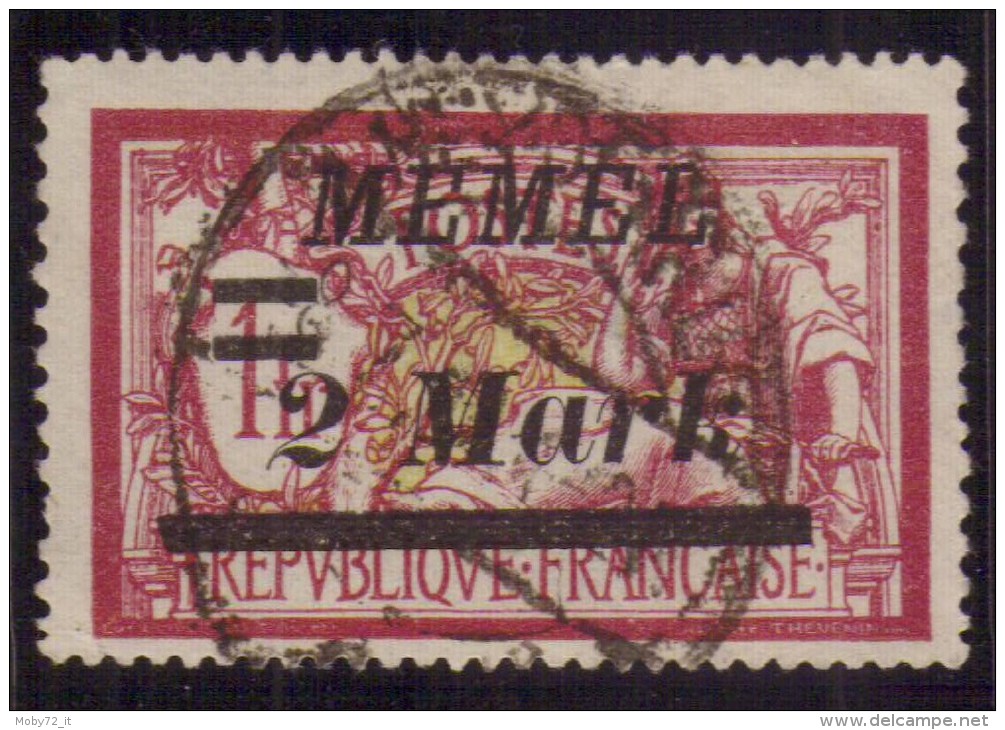 Germania - Memel - 1920 - Usato/used - Serie Ordinaria - Mi N. 28 - Memelgebiet 1923