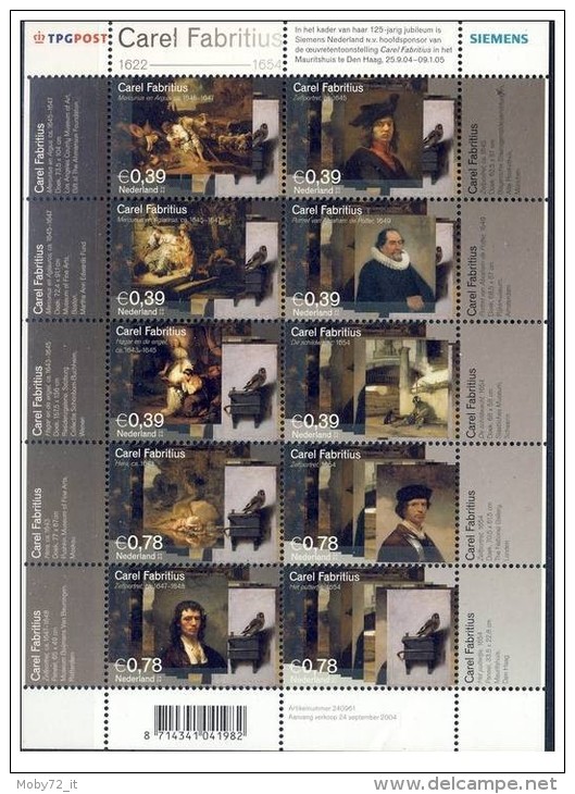 Olanda - 2004 - Nuovo/new - Arte - Mi N. 2238/47 - Unused Stamps