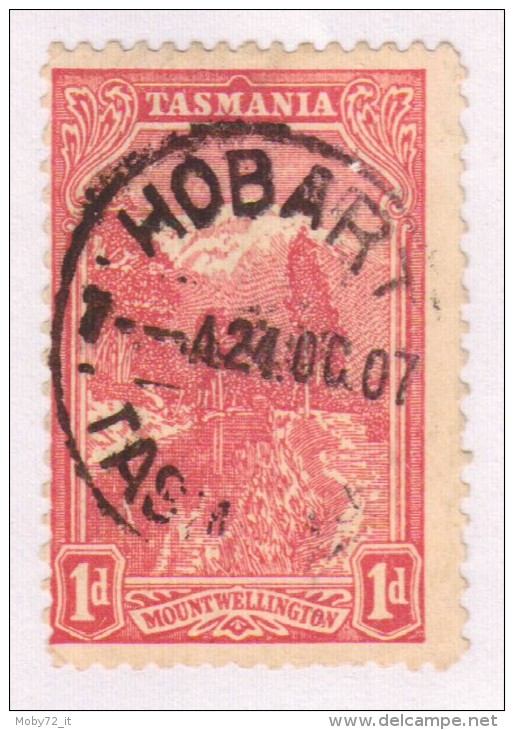 Tasmania - 1905 - Usato/used - Vedute - Mi N. 76 - Usados