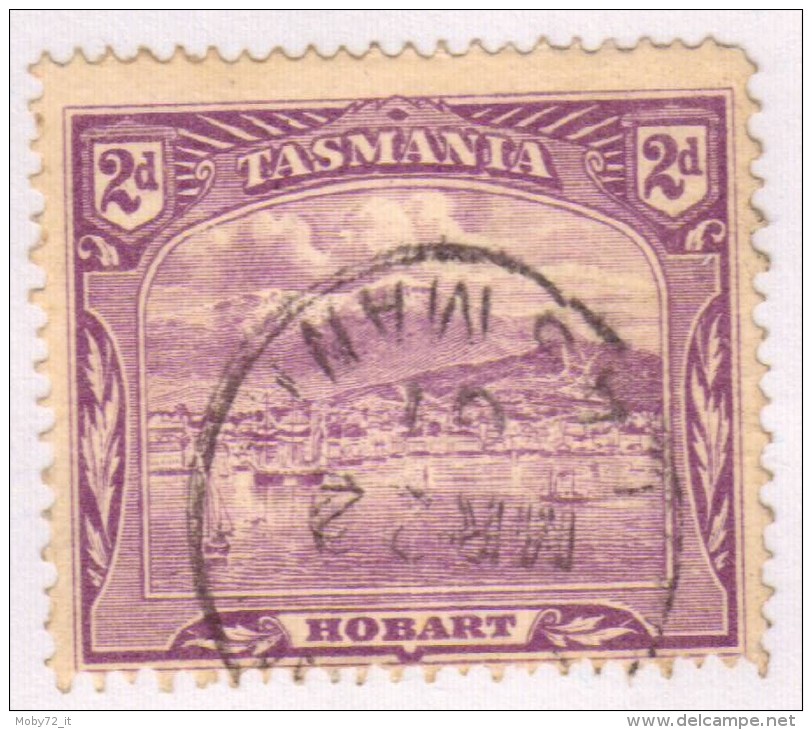 Tasmania - 1905 - Usato/used - Vedute - Mi N. 77 - Usados