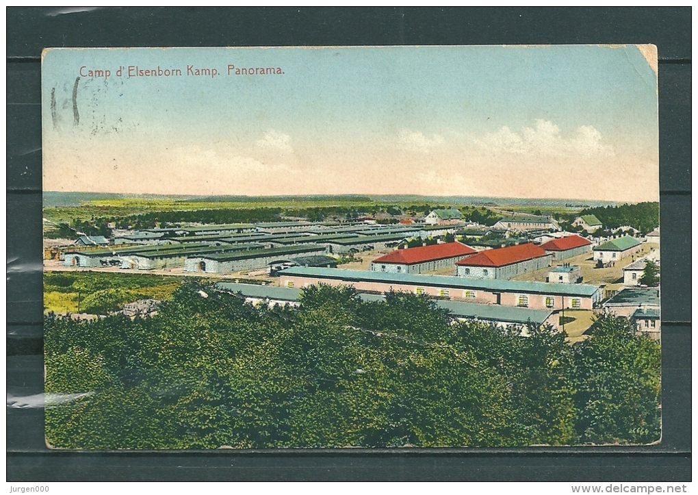 ELSENBORN: Panorama, Gelopen Postkaart 1934 (GA17316) - Elsenborn (camp)
