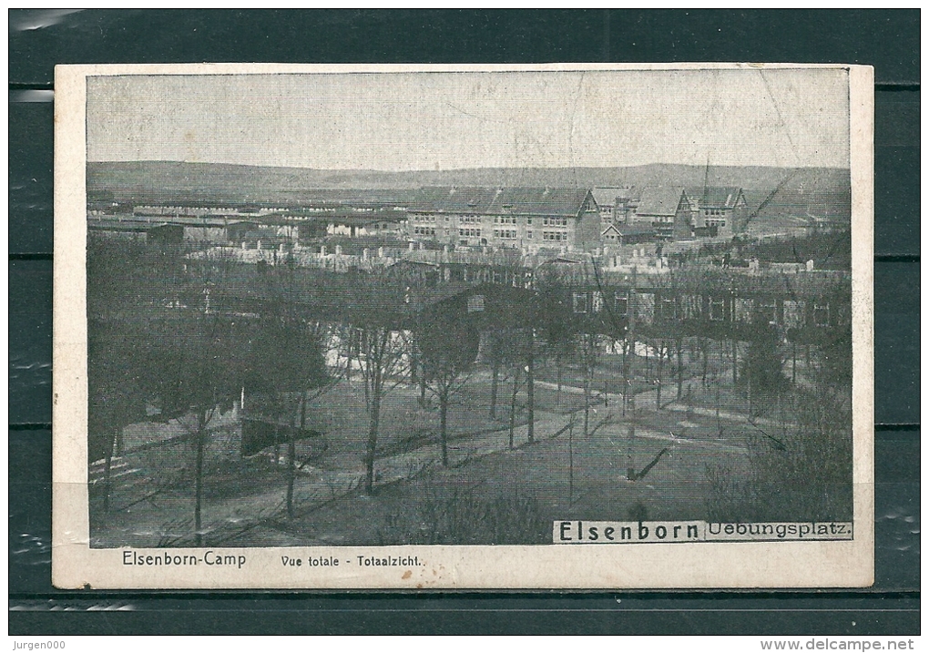 ELSENBORN: Vue Totale, Gelopen Postkaart 1921 (GA17317) - Elsenborn (camp)