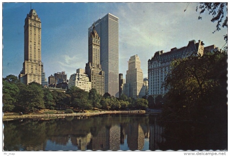 030-anni '70 New York Central Park Viaggiata Travelled - Central Park