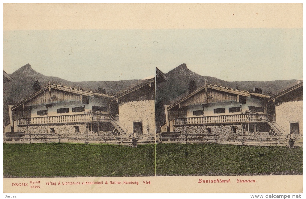 Carte Stereo Allemagne Deutschland Stauden - Cartes Stéréoscopiques