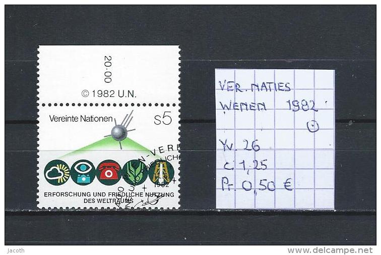 UNO - Wenen - 1982 - Yv. 26 Gest./obl./used - Gebraucht