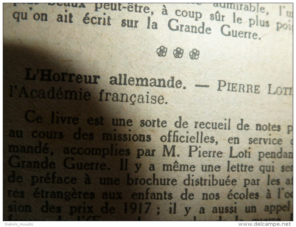 1918 LPDF: Fanions LPDF;Arkhangel;Union ALSACE-LORRAINE;Les Q-BOATS; Yanks; Y.M.C.A; Diverses recettes et informations