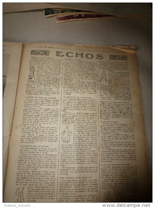 1918 LPDF: La Sarre;Fanions LPDF;Tous nos alliés à Strasbourg; VIVE LA BELGIQUE;Le "Queen-Elisabeth"; Les Echos (infos)