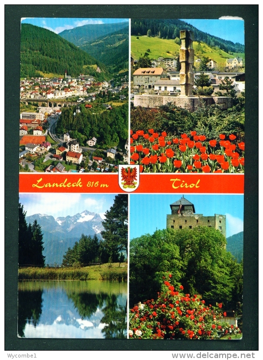 AUSTRIA  -  Landeck  Multi View  Postcard  Used To The UK As Scans - Landeck