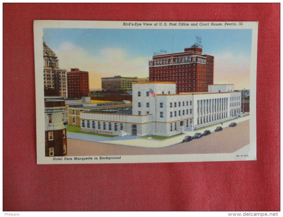 Illinois> Peoria   Post Office & Court House   Ref 1501 - Peoria