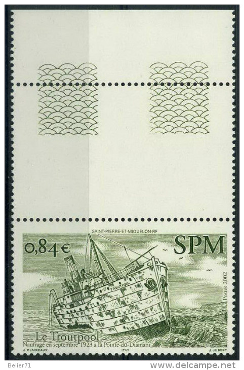 France : St Pierre Et Miquelon N° 784 Xx Année 2002 - Unused Stamps