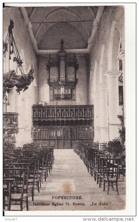 POPERINGHE (Belgique) Intérieur Eglise Saint-Bertin-Le Jubé -ORGUE-ORGUES-ORGAN-ORGEL-MUSIQUE- VOIR 2 SCANS - - Poperinge