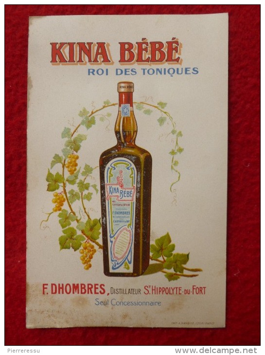 St HIPPOLYTE DU FORT KINA BÉBÉ DISTILLATEUR DHOMBRES - Autres & Non Classés