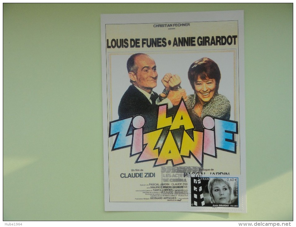 CARTE MAXIMUM MAXIMUM CARD ANNIE GIRARDOT DANS LA ZIZANIE FRANCE - Cinema