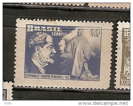 Brazil * & Cent. Nasc. De Rodolpho Bernardelli, Escultor 1952  (520) - Unused Stamps
