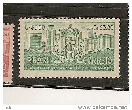 Brazil * & 4º Cent. Da Fundação De S. Paulo 1954 (563) - Unused Stamps