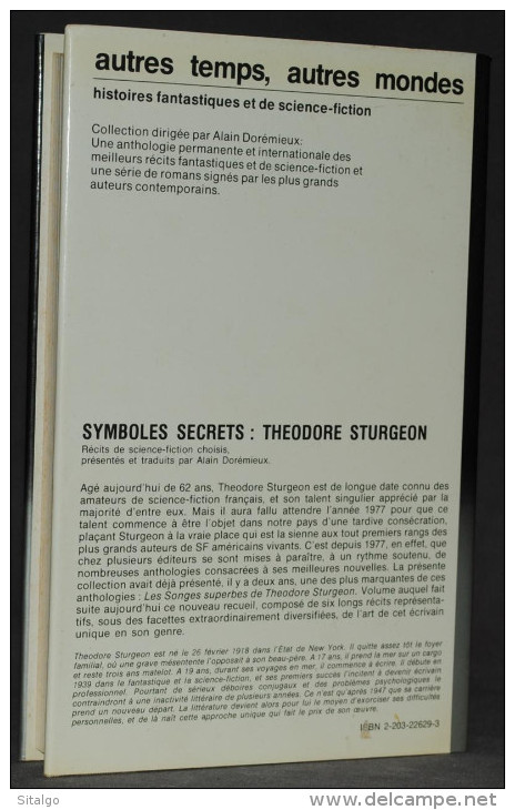 SYMBOLES SECRETS : THÉODORE STURGEON - RÉCITS DE SF - CASTERMAN - Casterman