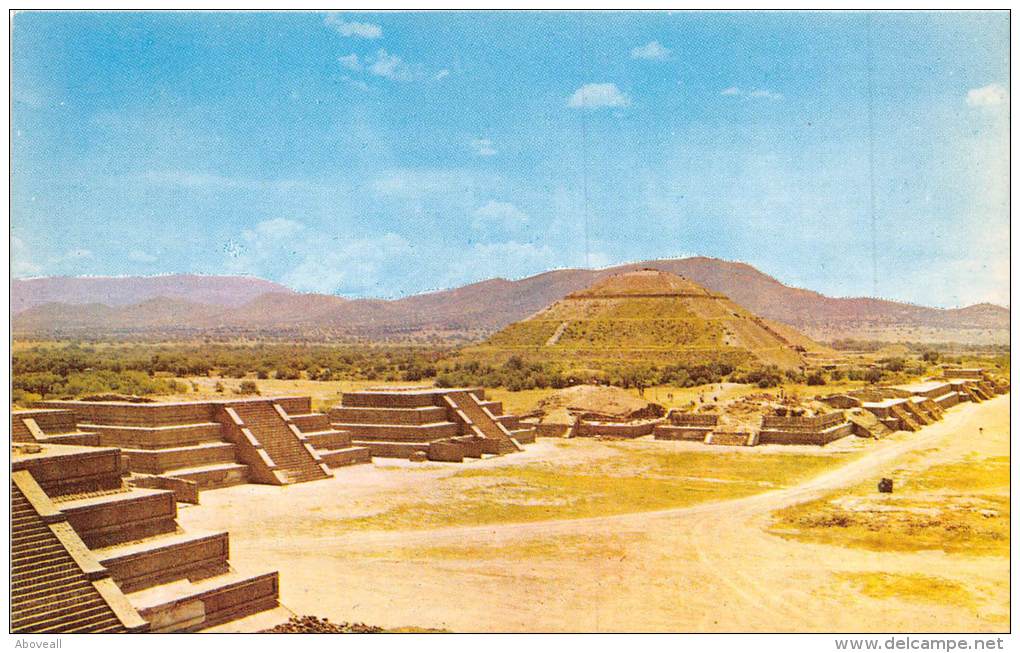 18125 Mexico, Teotihuacan, The Sun Pyramid At San Juan - Mexique