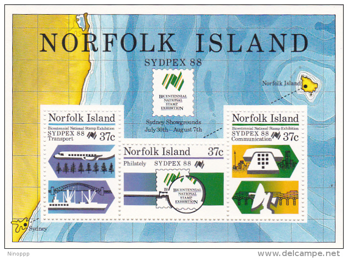 Norfolk Island 1988 Sydpex 88  Souvenir Sheet MNH - Norfolk Island