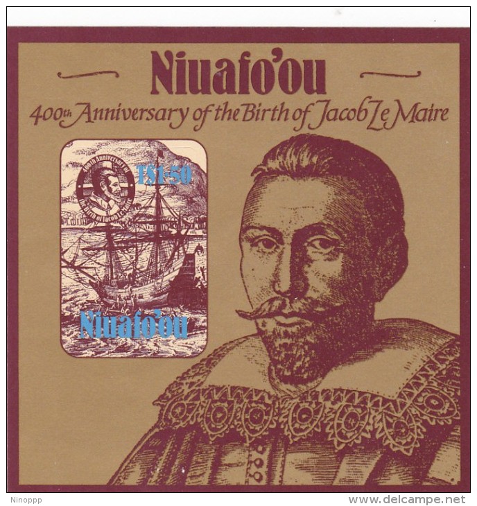 Tonga  Niuafo'ou 1985  Jacob Le Maire  Souvenir Sheet MNH - Tonga (1970-...)