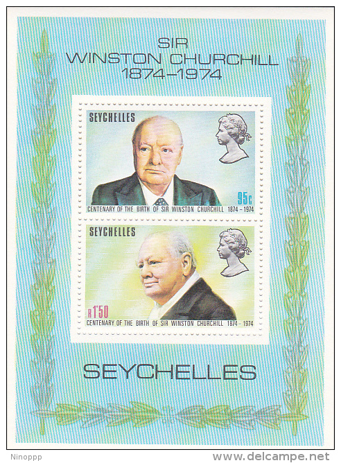 Seychelles 1974 Churchill Souvenir Sheet MNH - Seychelles (1976-...)