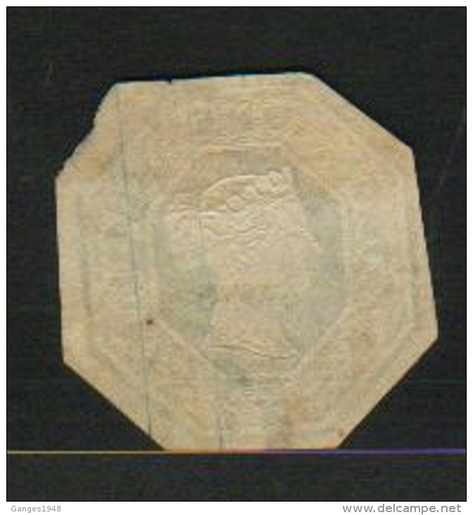 Great Britain   QV  1 Sh   Embossed  CTS  #  57449 - Usados