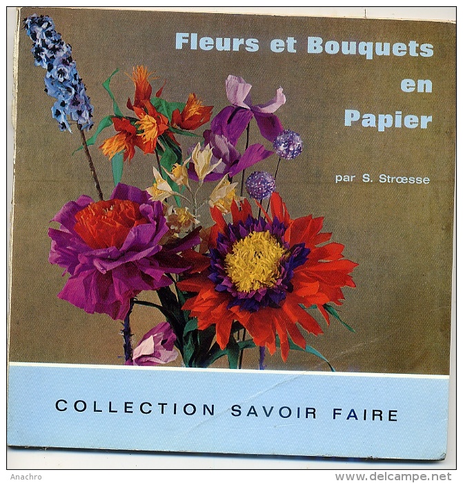 FLEURS ET BOUQUETS EN PAPIER 1969 - Serviettes Papier à Motif