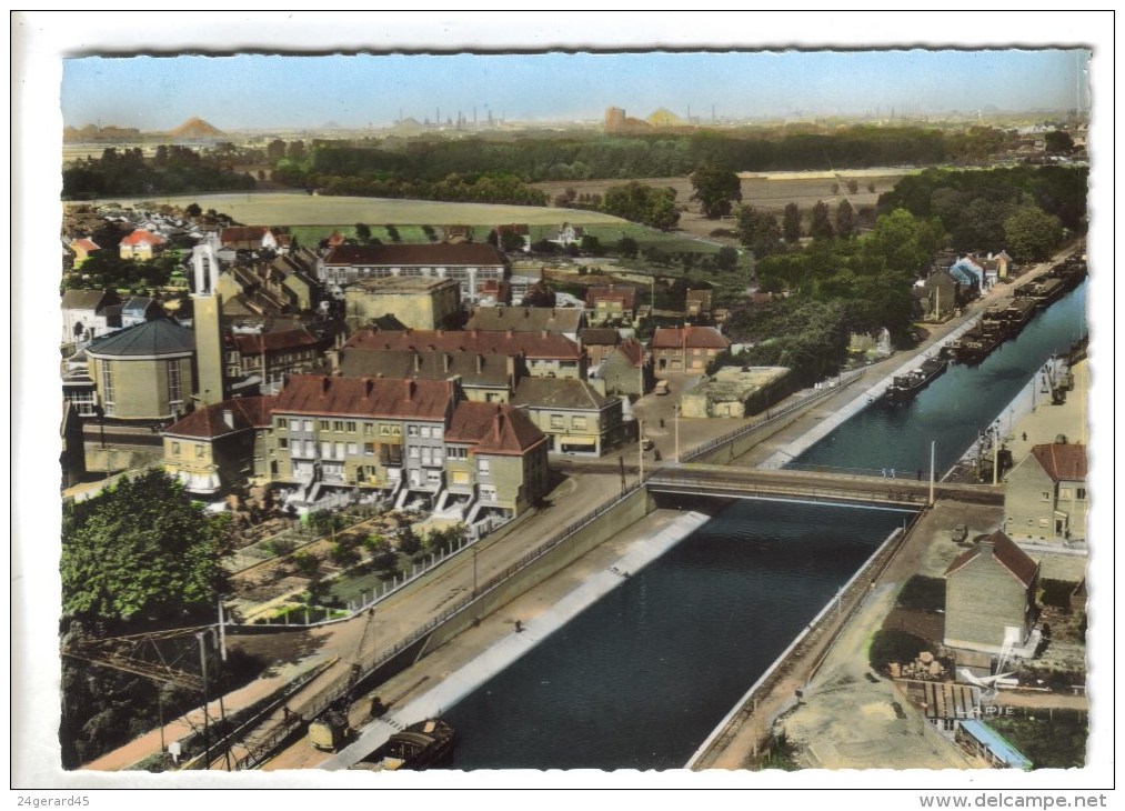 CPSM BOUCHAIN (Nord) - En Avion Au-dessus De....Le Canal - Bouchain