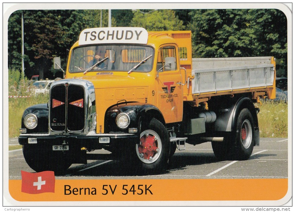 Truck BERNA 5V 545K Card 2scans 185 - Camions & Poids Lourds