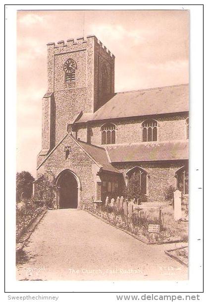 THE CHURCH EAST RUDHAM Nr FAKENHAM RAPHAEL TUCK & SONS LTD R T &S LTD LONDON COPYRIGHT ER3 UNUSED GRAVES MACABRE - Sonstige & Ohne Zuordnung