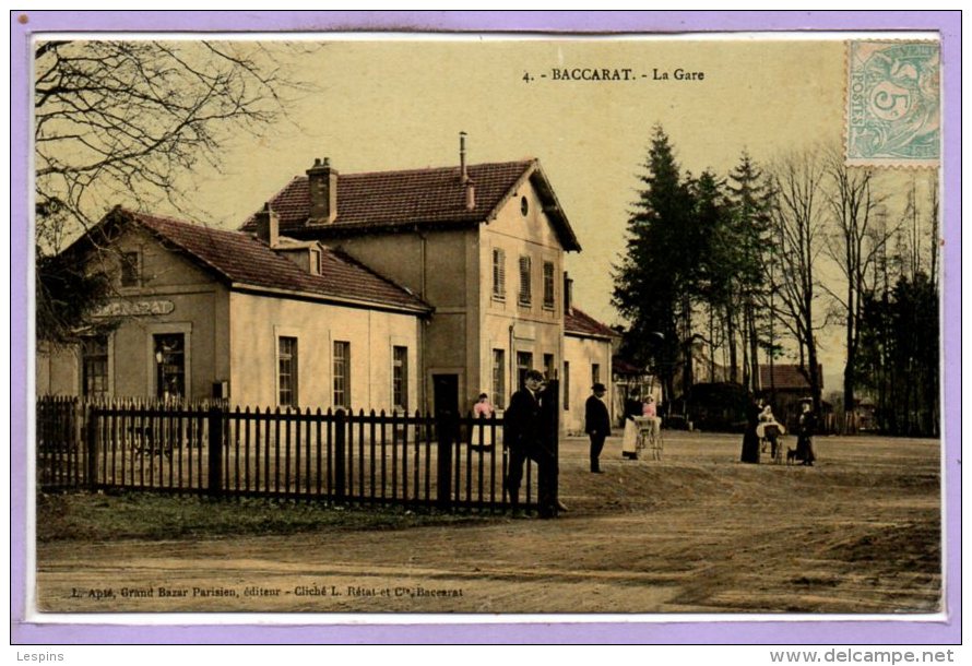 54 - BACCARAT -- La Gare - Baccarat