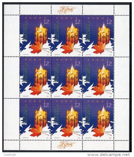 MACEDONIA 2005  Christmas  Sheetlet  MNH / **.  Michel  375 Kb - Nordmazedonien