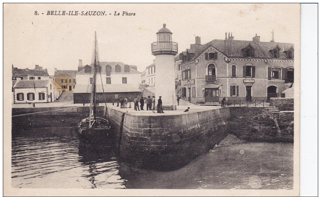 BELLE ÎLE En MER -  SAUZON  - Le Phare (E3-939) Neuve - Belle Ile En Mer