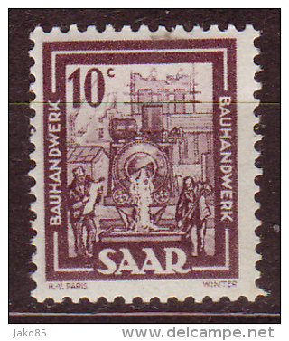 SARRE - 1949 - YT N° 255  - ** - - Neufs