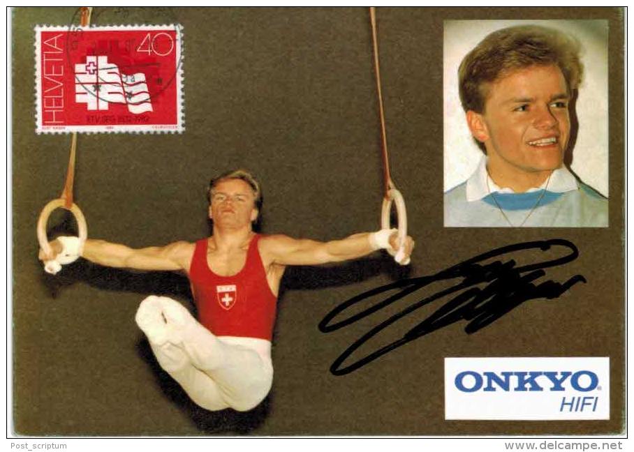 Thème -  Sport - Gymnastique - Sepp Zellweger (Suisse) - Gymnastique