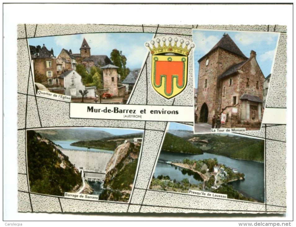 CP - MUR DE BARREZ (12) Et Ses Environs - Villefranche De Rouergue