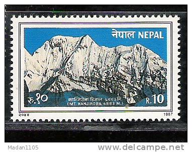 NEPAL, 1987,  Tourism, Mt Kanjiroba, Mountain, Mountains,  MNH, (**) - Nepal