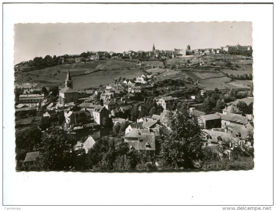 CP  RODEZ (12) Le Monastere Et La Ville - Rodez