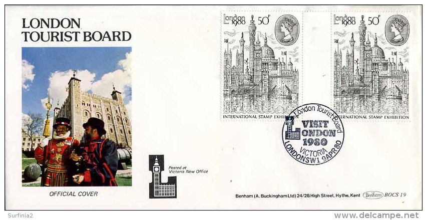 1980 LONDON FDC - TOURIST BOARD P/M - 1971-1980 Decimal Issues