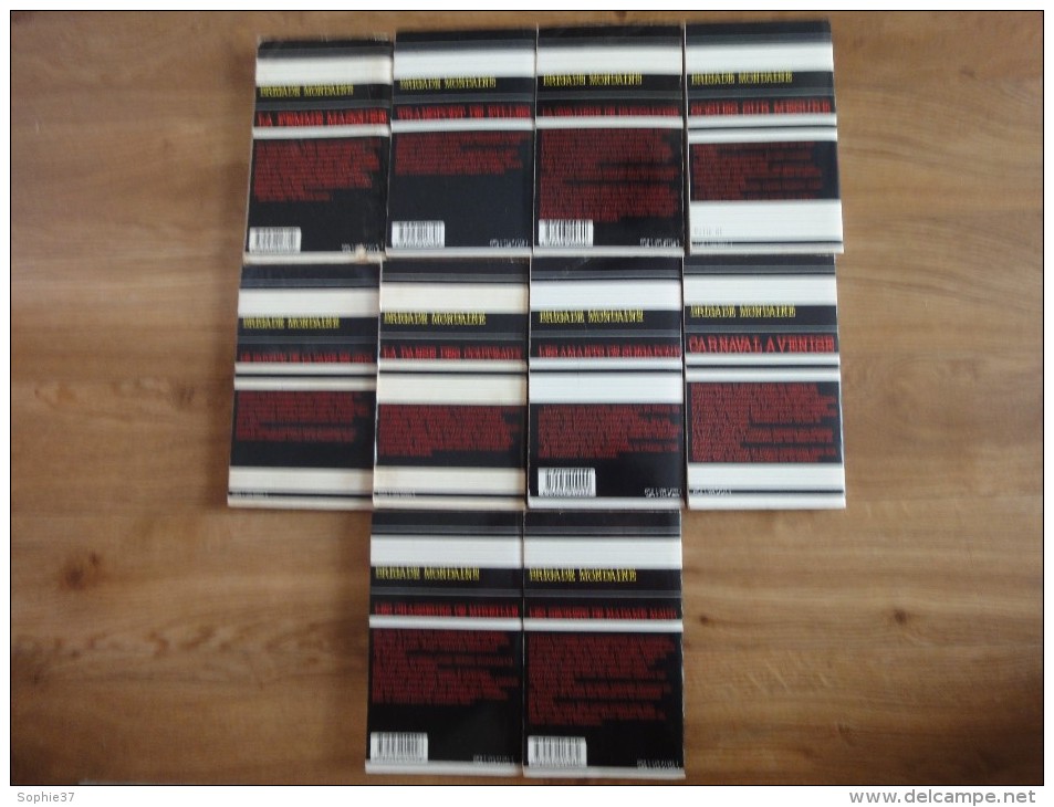 Lot De 10 Livres Policiers Collection  "Brigade Mondaine" - Plon