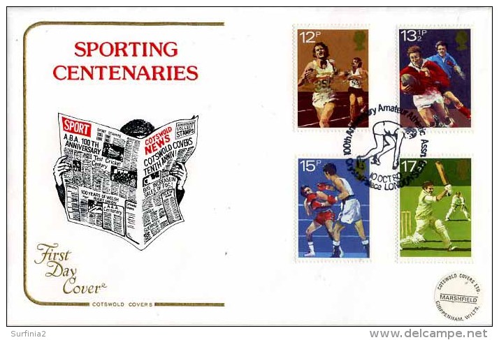 1980 SPORTS FDC - CRYSTAL PALACE P/M - 1971-1980 Decimal Issues