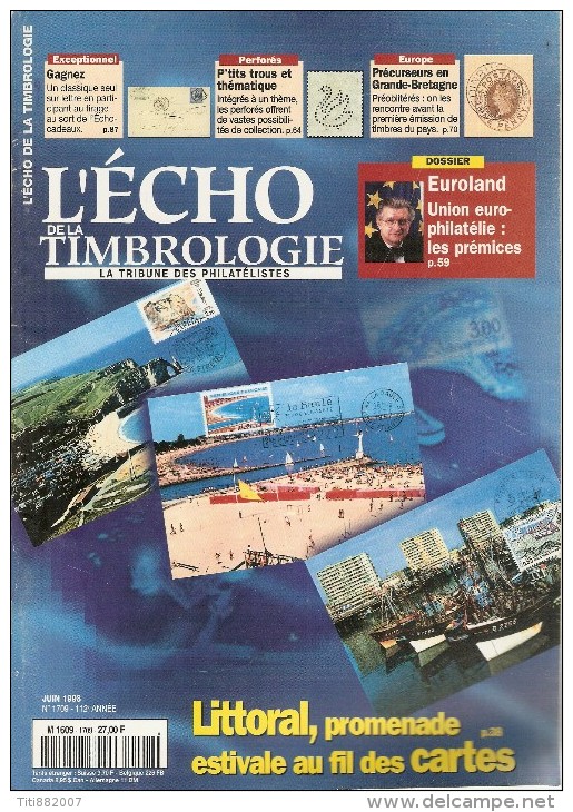 L' Echo De La Timbrologie   -   N° 1709  -   Juin  1998 - Französisch (ab 1941)