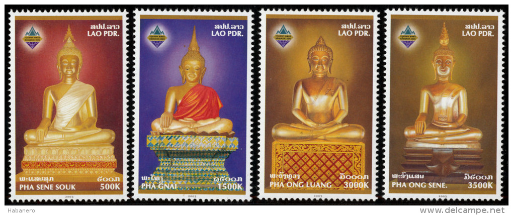 LAOS - 2003 - Mi 1899-1902 - BUDDHA STATUES OF LUANG PRABANG - MNH ** - Laos