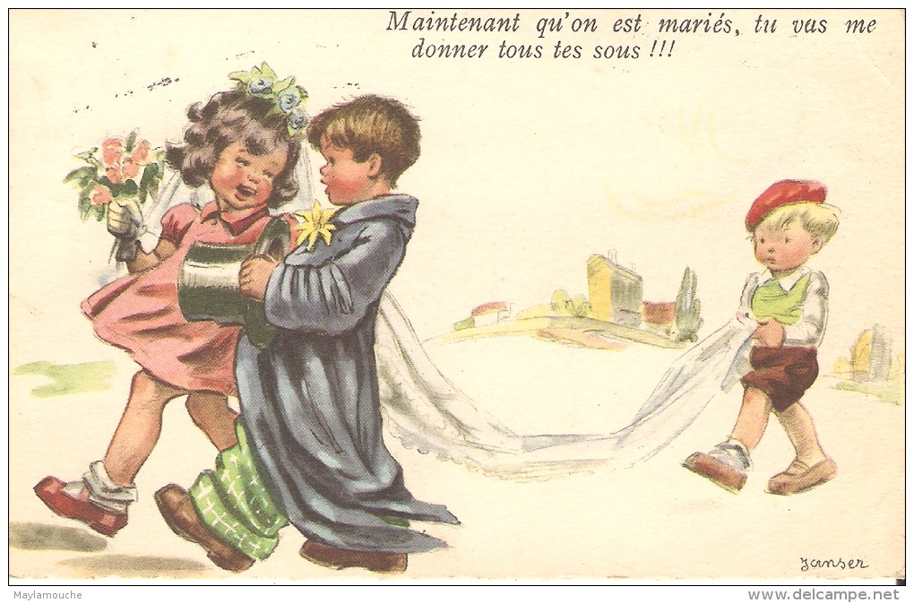 Enfants Mariage Janser - Janser