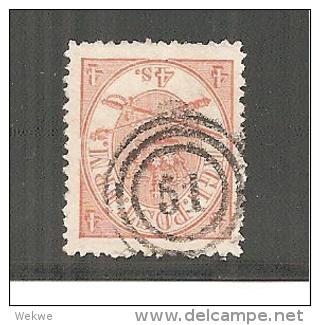 DkMi.Nr.013/ Dänemark -  Kronsignien, 4 S, Super Erhaltung O - Used Stamps