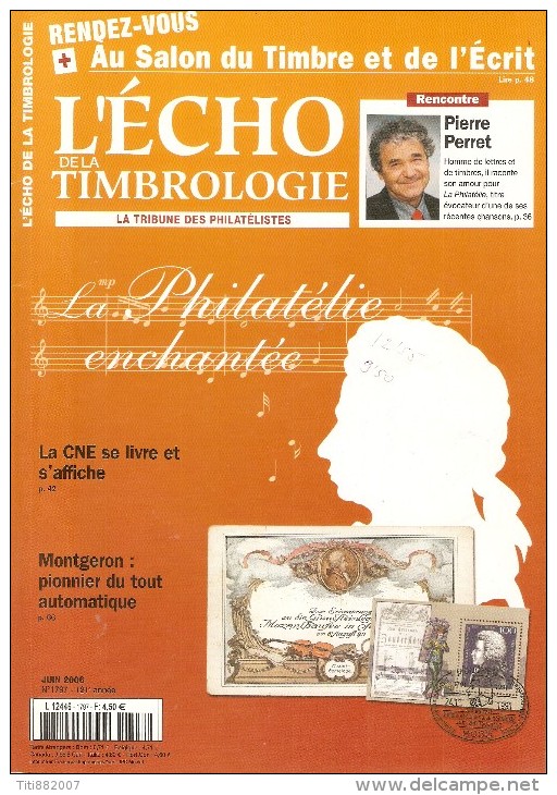 L' Echo De La Timbrologie   -   N° 1797  -   Juin  2006 - French (from 1941)