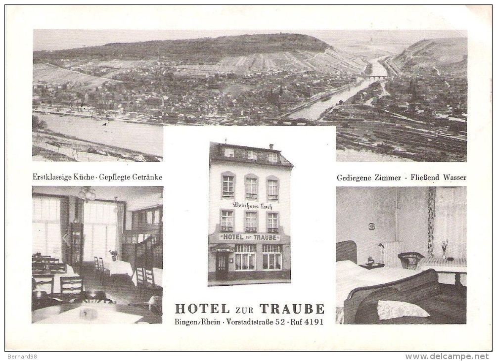 RHP34 - BINGEN: Hotel Zur Traube - Bingen