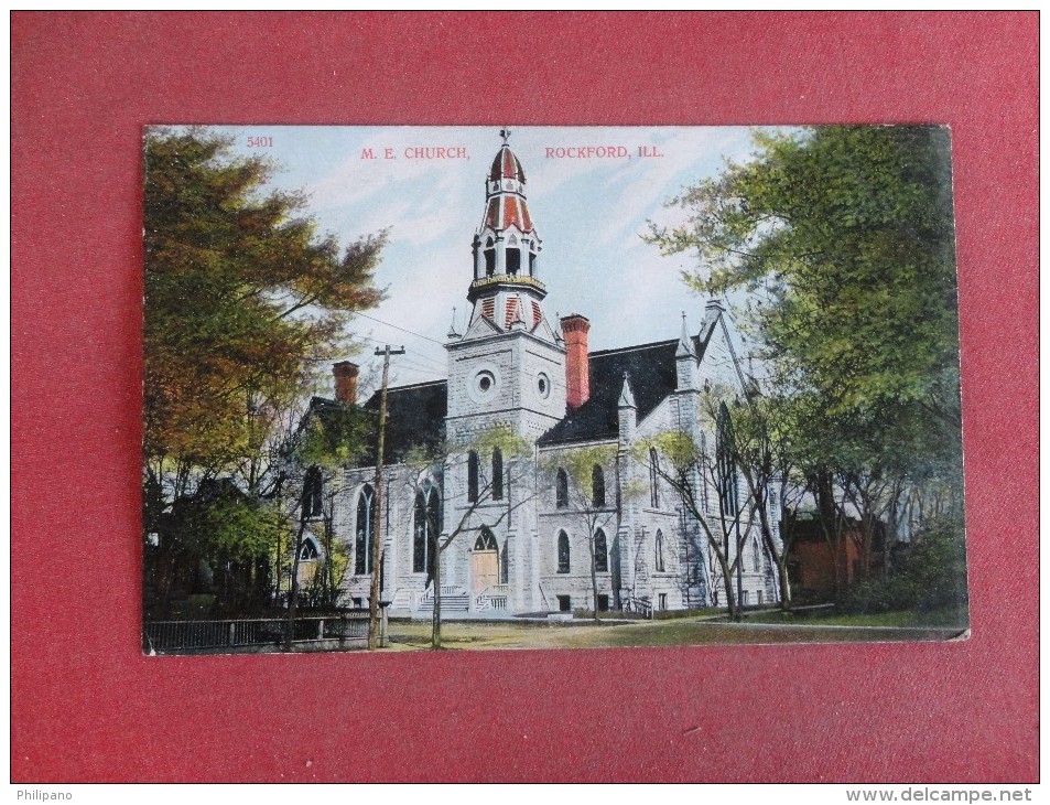 - Illinois> Rockford  M.E.  Church  Ref 1502 - Rockford